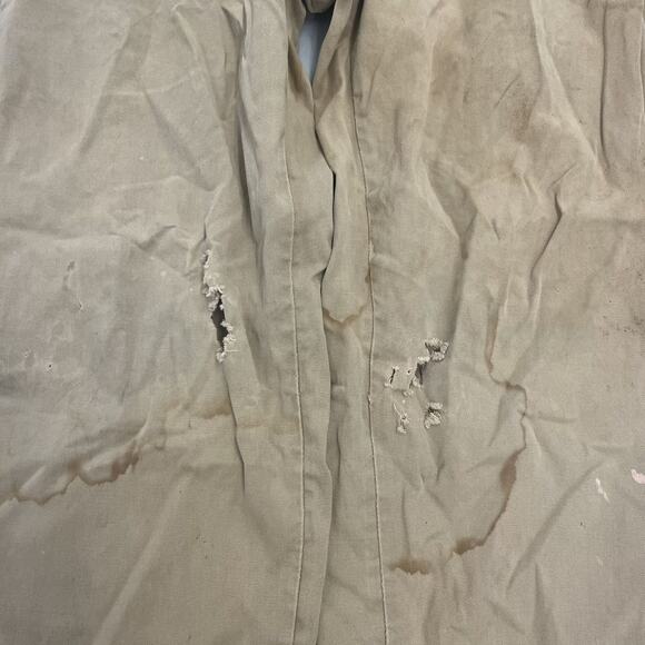 Vintage 50s Magnolia Tan Sanforized Sail Cloth Chinos 36x29 - Picture 2 of 6